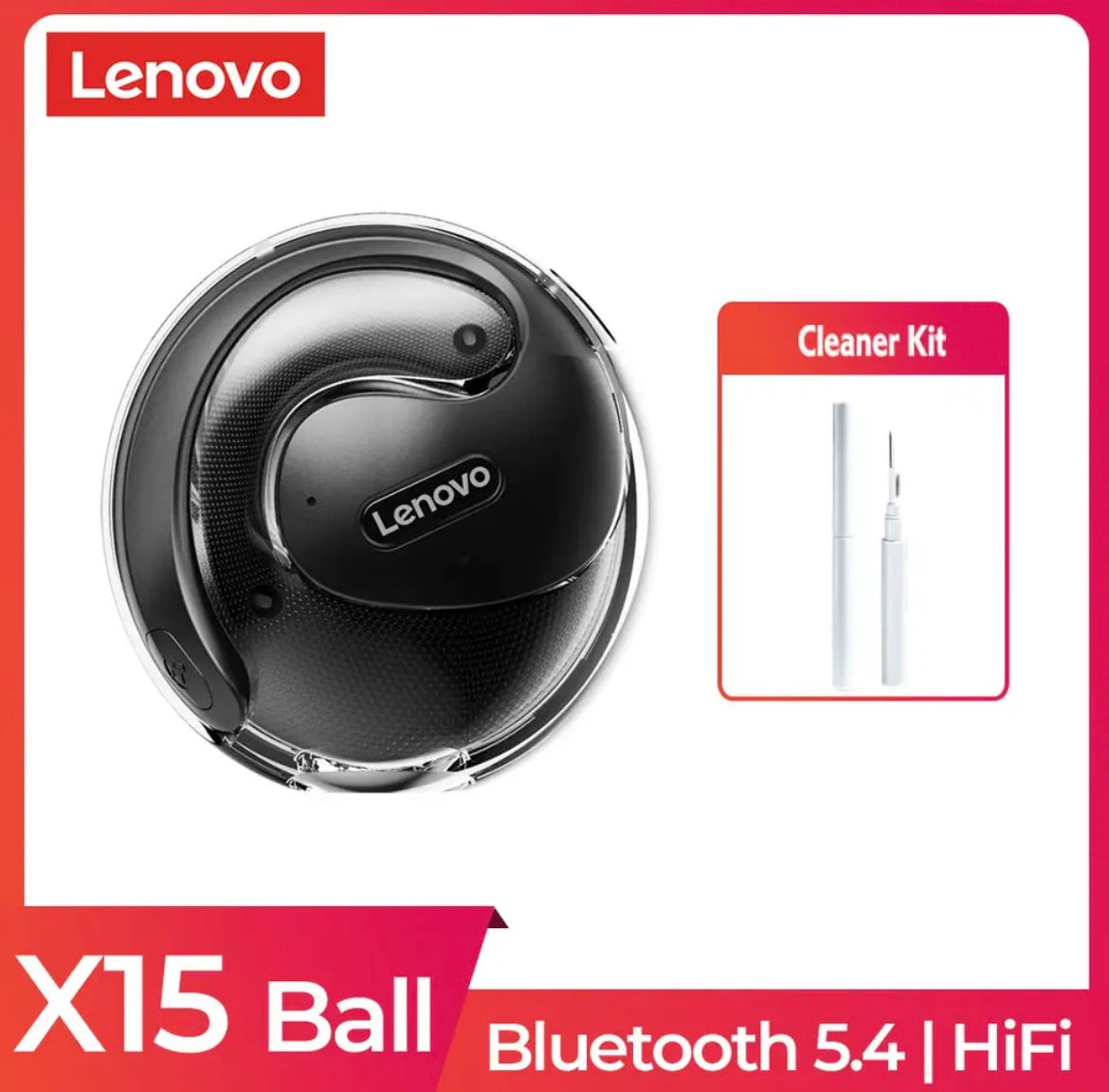 Lenovo X15 pro Bluetooth 5.4 Earphones Thinkplus X15 Sports Wireless Headphones Noise